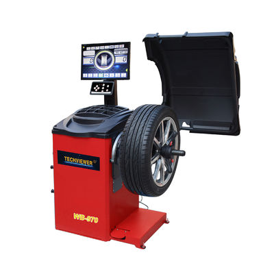 calidad  Low  Speed 140RPM 28" rim Auto Wheel Balancing Machine Vertical Type fábrica